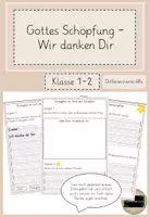 Vorschau - Arbeitsblätter - Dankgebet an Gott für seine Schöpfung - Deckblatt