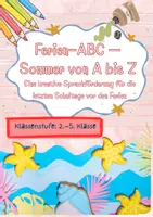 Vorschau - Arbeitsblätter - Ferien-ABC – Sommer von A bis Z - Deckblatt