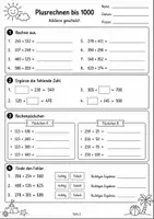 Vorschau - Arbeitsblätter - Sommer Ferienheft Klasse 3 | Mathe - Seite 2