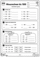 Vorschau - Arbeitsblätter - Sommer Ferienheft Klasse 3 | Mathe - Seite 3