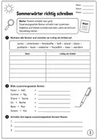 Vorschau - Stationenlernen - Sommerferien Deutschheft | Klasse 5/6 - Seite 3