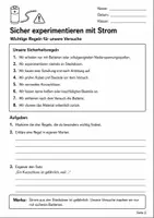 Vorschau - Arbeitsblätter - Stromkreis Klasse 5/6 | Arbeitsheft mit Experimenten - Seite 2