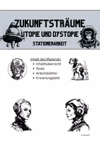 Vorschau - Arbeitsblätter - Zukunftsträume - Stationenarbeit - Deckblatt