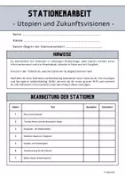 Vorschau - Arbeitsblätter - Zukunftsträume - Stationenarbeit - Seite 2