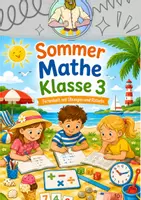 Vorschau - Arbeitsblätter - Sommer Ferienheft Klasse 3 | Mathe - Deckblatt