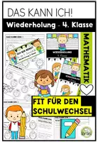 Vorschau - Arbeitsblätter - Fit für den Schulwechsel – Wiederholung Mathematik | 4. Klasse Volksschule / Grundschule - Deckblatt