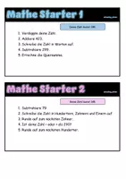 Vorschau - Aufgabenkarten - Mathe Klasse 4 - Wiederholung fit für Klasse 5 - Deckblatt