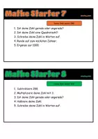 Vorschau - Aufgabenkarten - Mathe Klasse 4 - Wiederholung fit für Klasse 5 - Seite 3