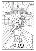 Vorschau - Stundenentwürfe - FUßBALL WELTMEISTERSCHAFT - AUSMALBILDER GRUNDSCHULE - qlixu - Seite 2