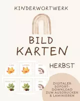 Vorschau - Stationenlernen - Herbst-Bildkarten | Paare finden & Sprache fördern - Seite 1