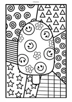 Vorschau - Mal- und Bastelvorlagen - Sommer: Eis Pop Art Ausmalbilder (Kunst/Vertretung) - Seite 3