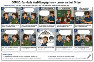 Vorschau - Stundenentwürfe - Was für Übungsaufgaben kann ich eigentlich KI-unterstützt erstellen? 9 praxiserprobte Übungsformate für Arbeitsblätter, Lernsituationen und die Unterrichtsvorbereitung! - Deckblatt