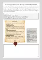 Vorschau - Arbeitsblätter - Die Frage nach dem richtigen Weltbild - Der Prozess des Galileo (Rollenspiel) - Deckblatt