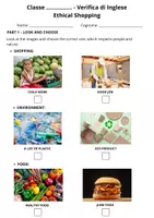 anteprima - Compiti in classe/Test - Ethical Shopping Inglese ed Educazione civica - Pagina di copertina