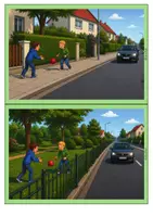Vorschau - Stundenentwürfe - Straßenverkehr - Verhalten im Straßenverkehr (3-fach differenzierte Arbeitsblätter mit Stundenentwurf und Tafelmaterial) - Seite 3