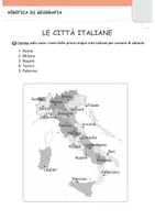 anteprima - Compiti in classe/Test - Verifica Geografia- Carta fisica politica e tematica - Pagina 1