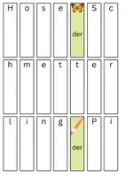Vorschau - Fördermaterial/Inklusion - Wortfächer zum Wörterlernen - Seite 3