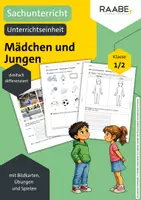 Vorschau - Arbeitsblätter - Materialsammlung: Gemeinsamkeiten und Unterschiede von Mädchen und Jungen entdecken - Deckblatt