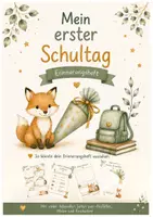 Vorschau - Arbeitsblätter - Erinnerungsheft zur Einschulung - Deckblatt