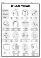 Vorschau - Arbeitsblätter - Back to school / Schulstart Sparpaket mit +30 Materialien (Englisch) - Seite 3