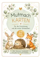 Vorschau - Anderer Materialtyp - Mutmachkarten zur Einschulung – 32 stärkende Botschaften - Deckblatt