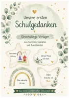 Vorschau - Arbeitsblätter - Unsere ersten Schulgedanken – Perfekt für Einschulung und Schulbeginn - Deckblatt