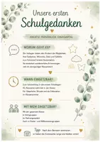 Vorschau - Arbeitsblätter - Unsere ersten Schulgedanken – Perfekt für Einschulung und Schulbeginn - Seite 1