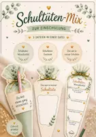 Vorschau - Arbeitsblätter - Schultüten-Mix zur Einschulung – 3 Schultüten-Ideen in einer Datei - Deckblatt
