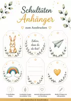 Vorschau - Anderer Materialtyp - Schultüten-Anhänger zur Einschulung – Liebevolle Botschaften zum Schulstart - Deckblatt