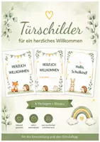 Vorschau - Anderer Materialtyp - Türschilder zur Einschulung – Für ein herzliches Willkommen - Deckblatt