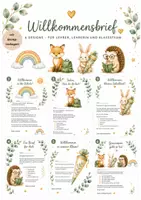 Vorschau - Anderer Materialtyp - Willkommensbriefe zur Einschulung – für einen besonderen Schulstart - Deckblatt