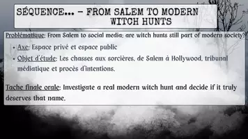 Aperçu - Préparation de séquence / Séquence complète - FROM SALEM TO MODERN WITCH HUNTS - Page 2
