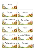 Vorschau - Arbeitsblätter - Vocabulary Cards | Englisch Vokabelkarten | Vokabeln üben - Pets (Klasse 3-4) - Seite 3