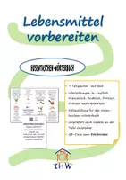 Vorschau - Arbeitsblätter - Wörterbuch "Lebensmittel vorbereiten" mit Erklärvideo - Deckblatt