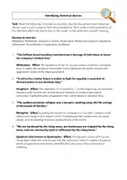 Vorschau - Arbeitsblätter - Textanalysis - Identifying Rhetorical Devices - Seite 3