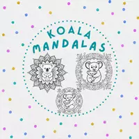 Vorschau - Anderer Materialtyp - 3 verschiedene Mandalas mit süssen Koalas (Ausmalbilder) - Deckblatt