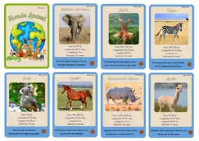Vista previa - Juegos / Gamificación - Juego de Tarjetas "Duelo Animal" - página 2