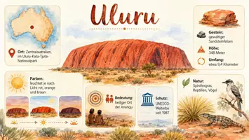 Vorschau - Arbeitsblätter - Arbeitsblätter zum Thema "Uluru" + Lösung & MP3 + Infografik - Seite 3