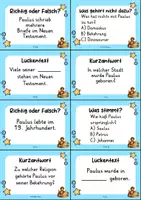 Vorschau - Quiz - Apostel Paulus – 24 Quizkarten | Quiz | Religion, Christentum & Bibel - Seite 3