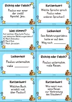 Vorschau - Quiz - Apostel Paulus – 24 Quizkarten | Quiz | Religion, Christentum & Bibel - Seite 2
