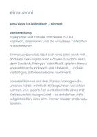 Vorschau - Unterrichtsreihen - Komm, spiel mit mir_Bremer Stadtmusikanten_einu sinni_differenziert - Seite 1