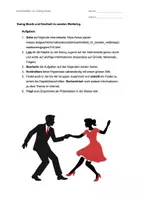 Vorschau - Arbeitsblätter - Merkmale und Geschichte der Swing Musik - Deckblatt