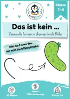 Vorschau - Mal- und Bastelvorlagen - Das ist kein ... – 45 Kreative Weiterzeichnungsaufgaben Grundschule | Kunst, Zeichnen & Kreativität | Klasse 1–4 - Deckblatt