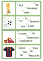 Vorschau - Stationenlernen - Fußball WM Schüttelsätze - Deckblatt