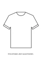 Vorschau - Mal- und Bastelvorlagen - Fußballtrikot für Girlande - Deckblatt