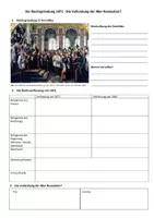 Vorschau - Arbeitsblätter - Arbeitsblatt + Quelle: Die Gründung des Deutschen Kaiserreichs und die Verfassung von 1871 - Seite 1