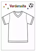 Vorschau - Arbeitsblätter - Fußballkleidung zum Selbstgestalten - Seite 1