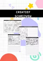 Voorbeeld - Creatieve schrijfprenten - Voorblad