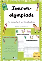 Vorschau - Anderer Materialtyp - Zimmerolympiade für Klassenfahrten mit Urkunde - Deckblatt