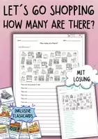 Vorschau - Unterrichtsreihen - Englisch - Let´s go shopping - Writing - How many are there? - Deckblatt